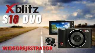 TEST  Xblitz S10 DUO  wideorejestrator z kamerą cofania  kamera samochodowa [upl. by Ydnec]