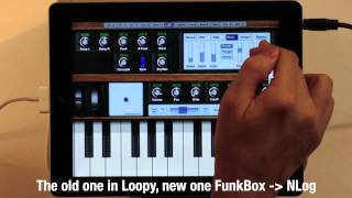 Using FunkBox with Audiobus Part 2 MIDI synced loops [upl. by Perle]