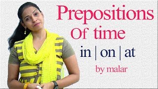 Prepositions  Usage of in on at in Tamil  48  Learn English with Kaizen through Tamil [upl. by Elawalo]