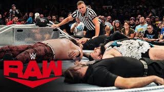 FULL MATCH Ring collapses in Strowman vs Reed Last Monster Standing Match Raw Sept 30 2024 [upl. by Hpesoy]