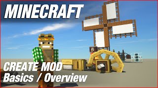 Create Mod Basics  Minecraft [upl. by Larine]