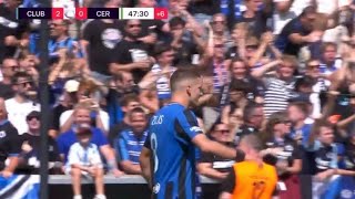 Club Brugge KV vs Cercle Brugge 30 Christos Tzolis Andreas Skov Olsen amp Brandon score in win [upl. by Ayokahs495]