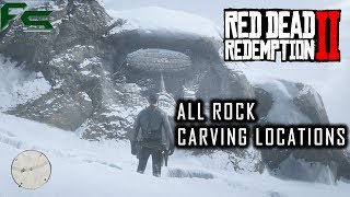 Red Dead Redemption 2  All Rock Carvings Locations Geology For Beginners [upl. by Angil166]