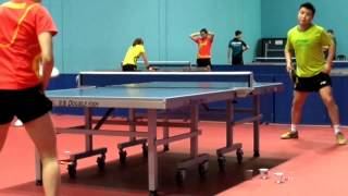 Trainning session of China Table Tennis Team in Dubai [upl. by Yras92]