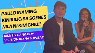 Paulo inaming kinikilig sa nga ‘super kilig scenes’ nila ni Kim Chiu [upl. by Olenta]