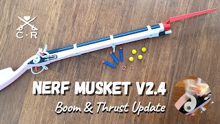 Nerf Musket V24 Boom amp thrust update [upl. by Paley203]