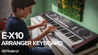 Introducing the Roland EX10 Arranger Keyboard [upl. by Cyrille389]