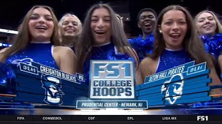 CBB on FS1 intro  18 Creighton  Seton Hall  12024 [upl. by Enajyram594]