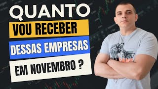 SANB11 AGRO3 TAEE11 Quanto vou receber de dividendos em novembro [upl. by Zelten884]