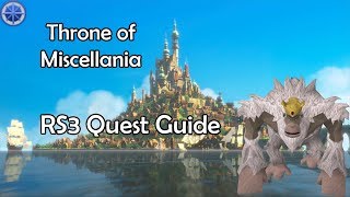 RS3 Throne of Miscellania Quest Guide [upl. by Aihsaei803]