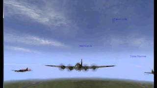 Bf110 vs B17 [upl. by Aicarg684]