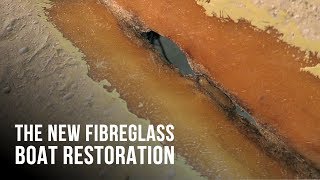 How to Fix a Crack or Hole in a Fibreglass Boat  The NEW Fibreglass Boat Restoration Project [upl. by Inimod]