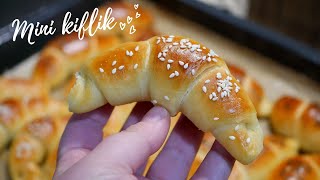 Mini kiflik 🥐💛 olcsó gyors és extra puha kifli recept [upl. by Wescott]