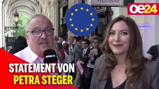 WahlBeben FPÖ klar Erster  SPÖ amp ÖVP gleichauf  Petra Steger [upl. by Sakul429]