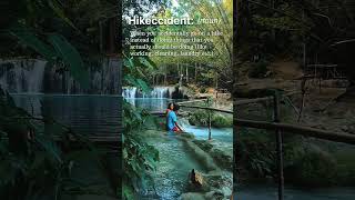 Met with hikeccident in the Philippines 😬 siquijor waterfallsounds gopro funnyshorts hiking [upl. by Elmaleh]