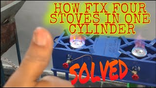 How to Repair Hotel Stove and How to Fix Pipe connection For Two Stoves In One Cylinder [upl. by Aman]