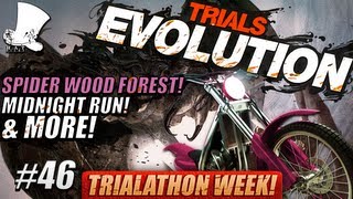 Hatventures  Trials Evolution 46  Midnight Run Spiderwood Forest [upl. by Akaenahs]