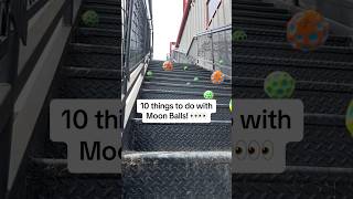 10 things to do with a Moon Ball What else would YOU do 👀 moonball waboba bouncyball [upl. by Kerby]