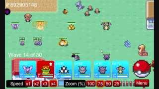 Pokemon Tower Defense Cinnabar Island  PTD 60 LEVEL GUIDE [upl. by Imeaj330]