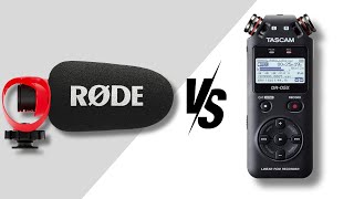 Rode Video Micro II Vs Tascam DR05X Handheld Recorder Sound Test [upl. by Ambrosane]