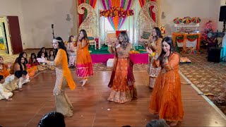 Mehndi Dance 2022  Ammar amp Aqsa Mehndi Mashup Performance [upl. by Eniamrehc302]