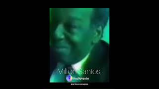 Milton Santos intelectual negro autor de Por uma Outra Globalização [upl. by Voltz424]