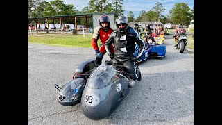 2019 AHRMA Roebling Road Raceway Sidecar Race  Saturday February 23rd [upl. by Perceval]