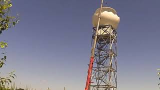 Installation of the New Weather Radar in Blainville QC [upl. by Forward]