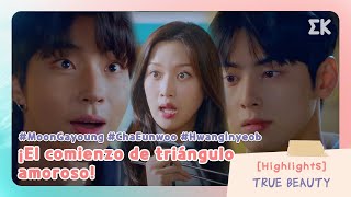 Highlights ¡El comienzo de triángulo amoroso  EntretenimientoKoreanoTrue Beauty EP4 [upl. by Tiena730]