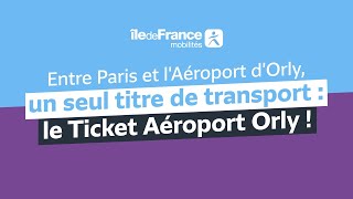 Le Ticket Aéroport Orly pour aller à Orly avec la ligne 14 du métro [upl. by Mik809]