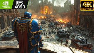 PROCEED TO THE RELAY PC RTX 4090 ULTRA Realistic Graphics 4K Warhammer 40K Space Marine 2 [upl. by Aidne]