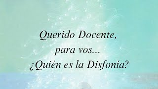 ¿Quien es la Disfonía  VIVO del 99 [upl. by Ochs]