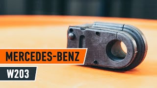 Wie MERCEDES W203 Stabigummis hinten wechseln AUTODOC TUTORIAL [upl. by Eiromem917]