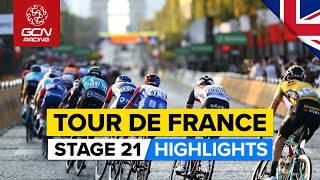 Tour de France 2021 Stage 21 Highlights  Can Cavendish Take The Record On The ChampsÉlysées [upl. by Herbie]