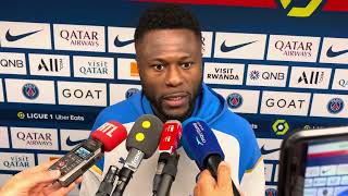 Chancel Mbemba après PSGOM  « On n’a pas respecté le club » [upl. by Niroc]