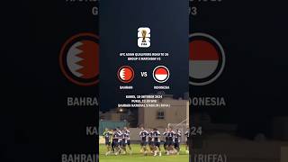 🔴Live Bahrain vs Indonesia Malam ini 🔥 bahrainvsindonesia shorts shortfeed indonesiavsbahrain [upl. by Mazman]