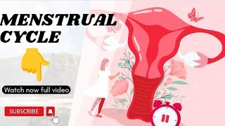 Menstrual cycle  Periods  sign and symptomsEducation [upl. by Nikita]