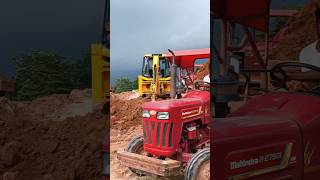 New JCB 3DX Backhoe Machine murum Loding Mahindra tractor ytshorts trendingshorts [upl. by Akkimat]