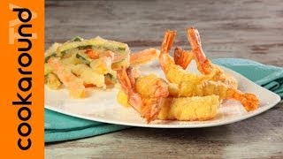 Tempura verdure e gamberi ricetta originale giapponese [upl. by Hendrix]