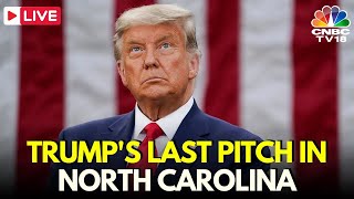 Trump LIVE Trump Campaigns in Raleigh NC  US Elections  Trump Speech  Trump Vs Harris  N18G [upl. by Soren]