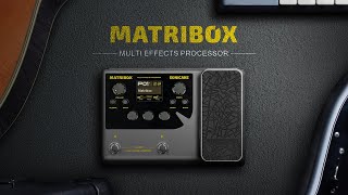 SONICAKE QME50 Matribox Multieffects Processor with 130 Effects for GuitarBassAcoustic [upl. by Bradski]