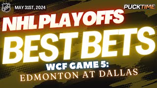 2024 NHL Playoffs Picks amp Predictions  Edmonton Oilers vs Dallas Stars Game 5  PuckTime 53124 [upl. by Ehpotsirhc807]