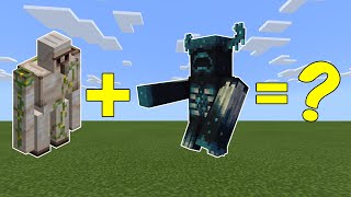 I Combined the Iron Golem and the Warden in Minecraft  Heres What Happened [upl. by Blau]