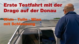 Drago 540 1 Testfahrt auf der Donau [upl. by Enna]