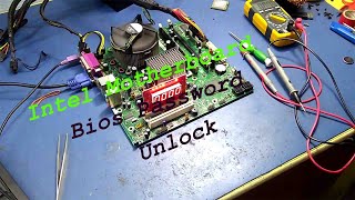 Intel desktop motherboard bios password reset [upl. by Gnuhc966]