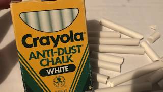 Crayola AntiDust Chalk 1988 1980s 80s Then 80s Now [upl. by Cleodell]