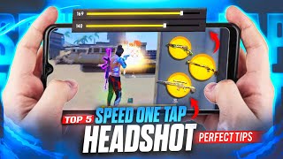 Unique  One Tap Headshot Top 5 Tips And Tricks  Garena Free Fire 2024 [upl. by Asyen647]