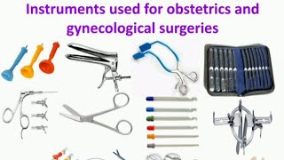 instruments used for normal delivery cesarean sectionobstetrics and gynecological surgeries [upl. by Poppo]