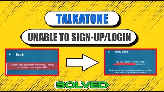 TALKATONE UNABLE TO SIGNUPLOGIN PROBLEM SOLVED [upl. by Graig]