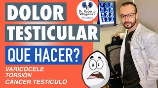 Como me quito el DOLOR  5 Causas de DOLOR TESTICULAR  urotips [upl. by Arlana]